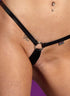 Sexy Black Onyx Ring Chip Thong